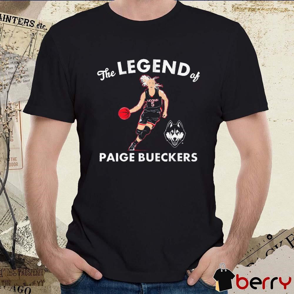 UConn Huskies The Legend of Paige Bueckers Graphic 2025 t-shirt