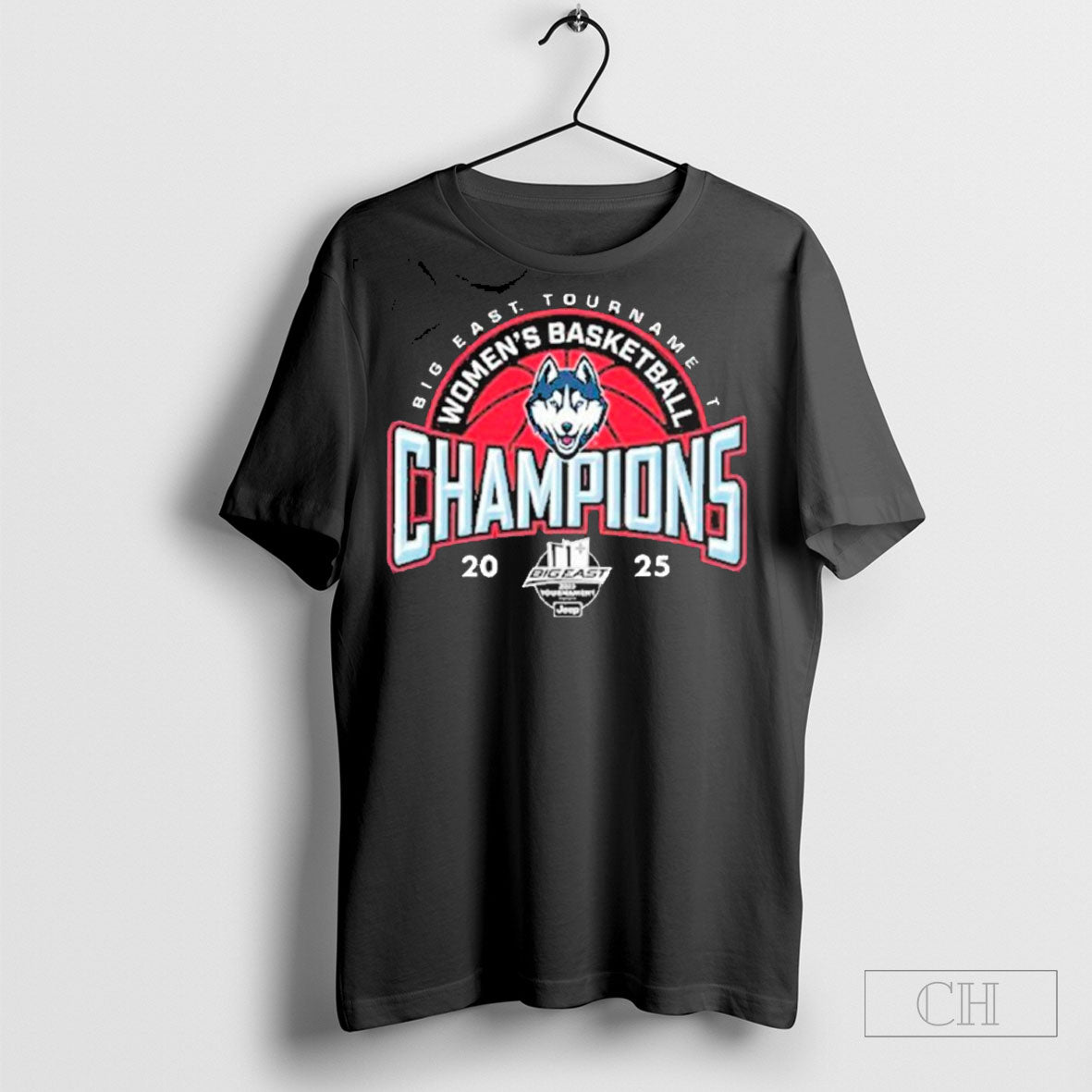 Official Uconn Womens Basketball Big East Tournament Champions 2025 Logo