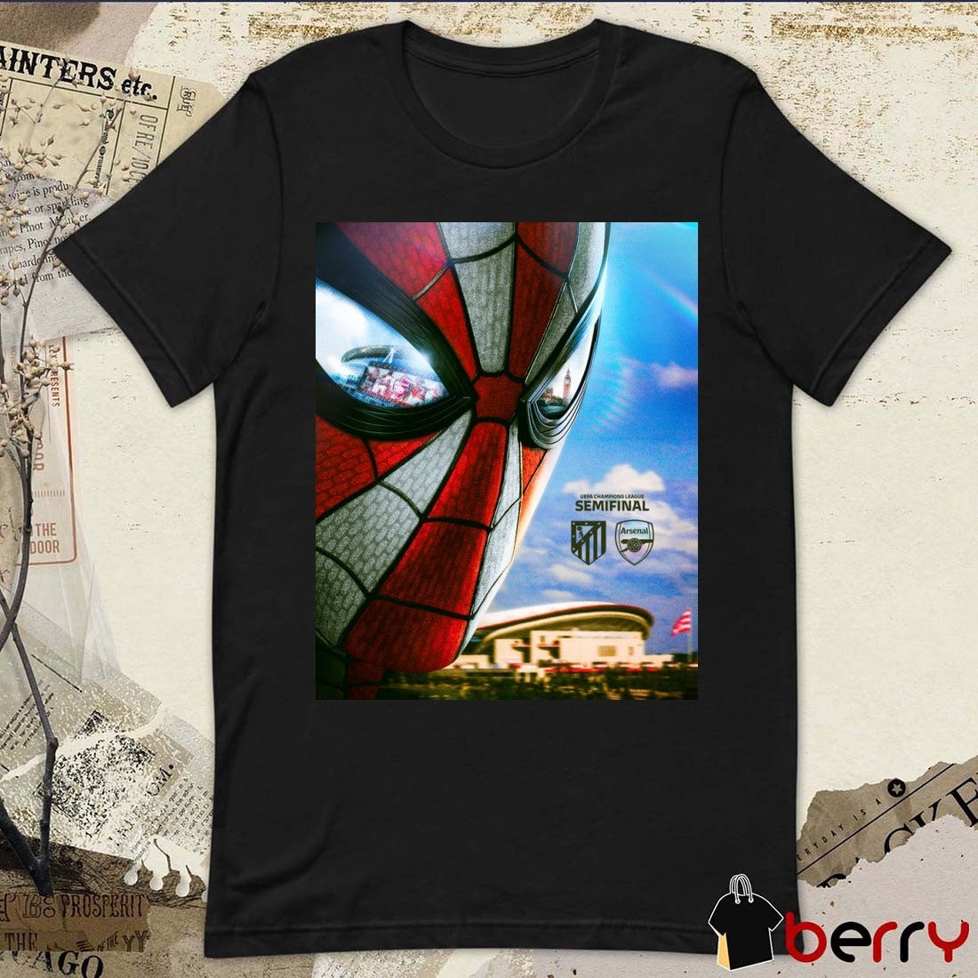 UEFA Champions League Semifinal Atlético de Madrid 2026 Poster t-shirt