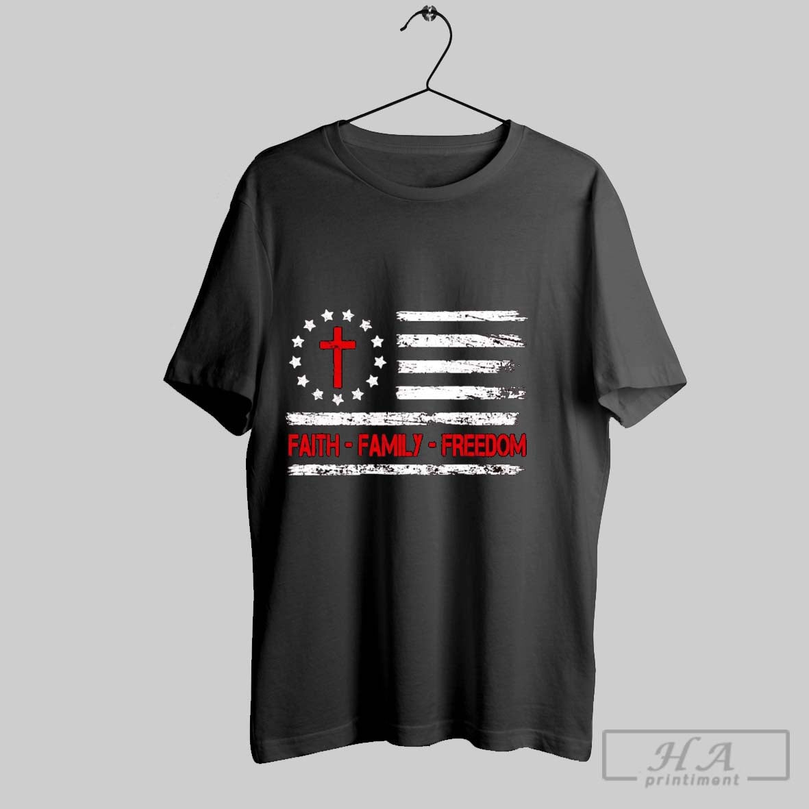 Official Us Christian Flag Faith Family Freedom