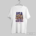 Official Usa Basketball Usa Paris 2024 Cartoon