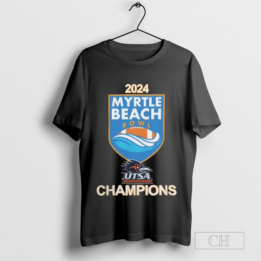 Official Utsa Roadrunners 2024 Myrtle Beach Bowl Champion Shirt Sweater