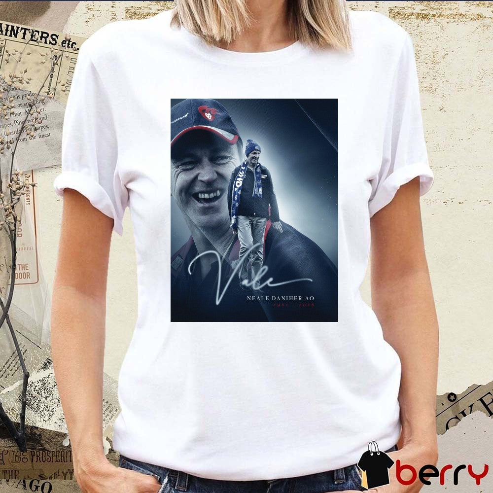 Vale, Neale Daniher AO 1961 – 2026 Melbourne Football Club Poster t-shirt