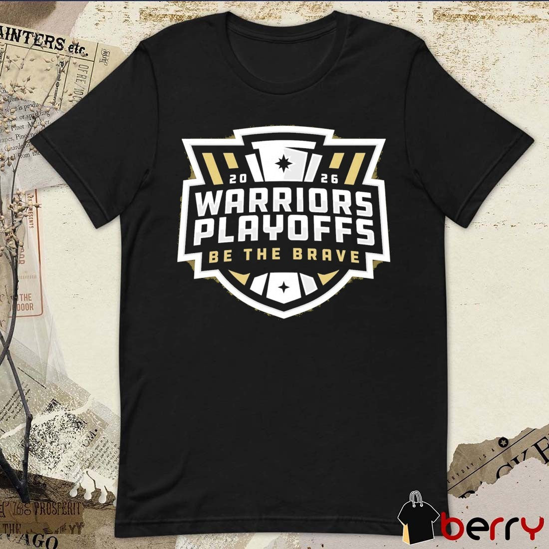Vancouver Warriors 2026 Warriors Playoffs Be The Brave Logo t-shirt