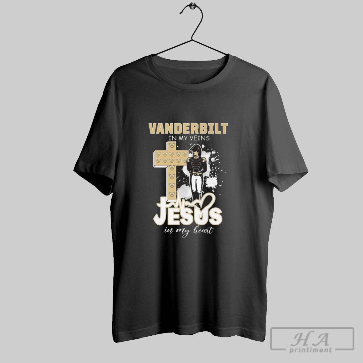 Official Vanderbilt Commodore Mascot In My Veins Jesus In My Heart 2025