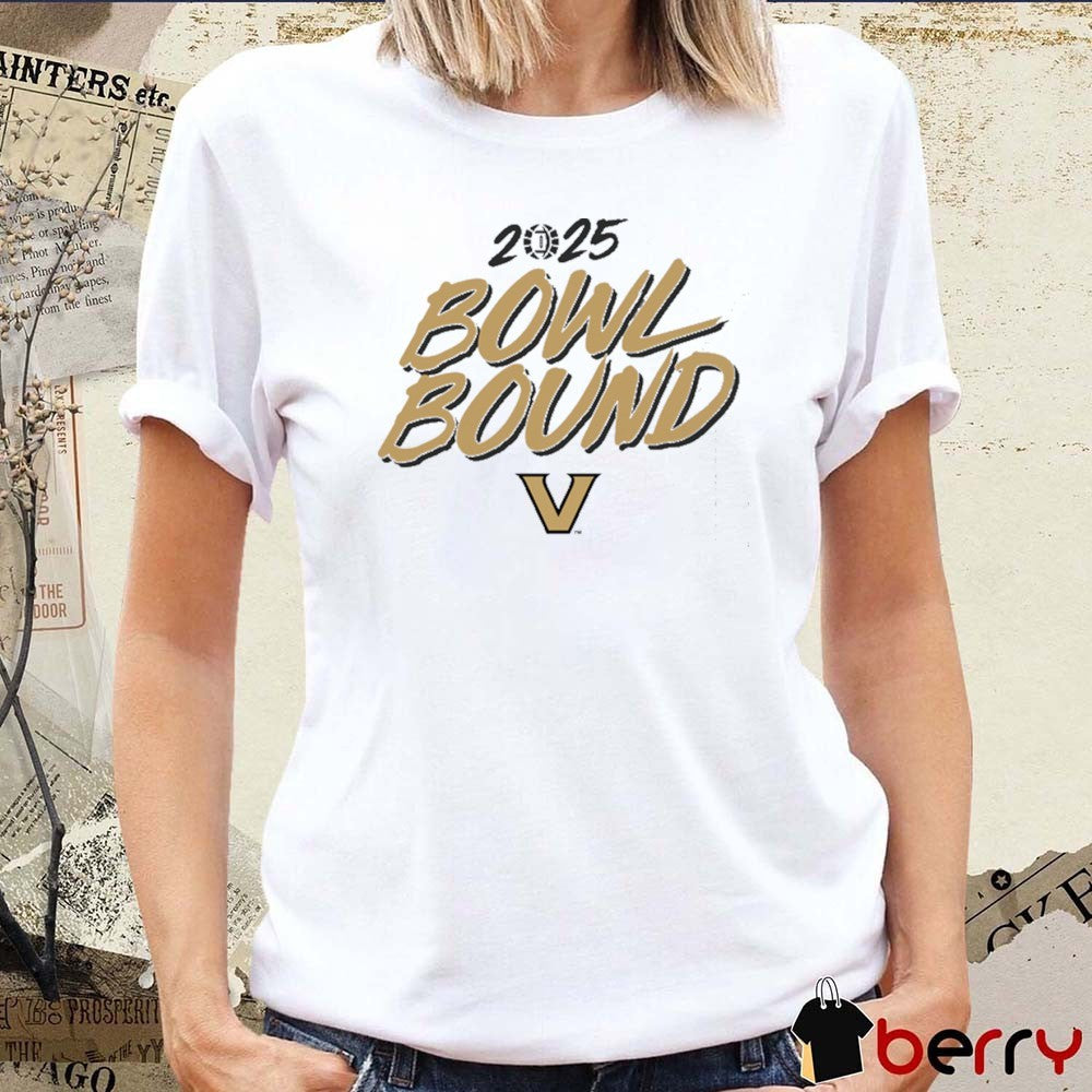 Vanderbilt Commodores football NCAA 2025 Bowl Bound Season t-shirt