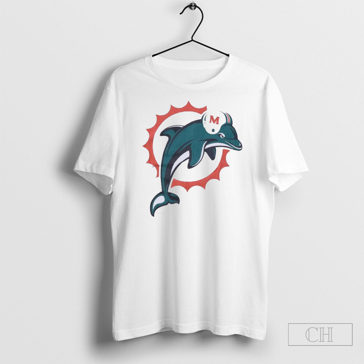 Official Vintage 1997 Miami Dolphins Logo Old