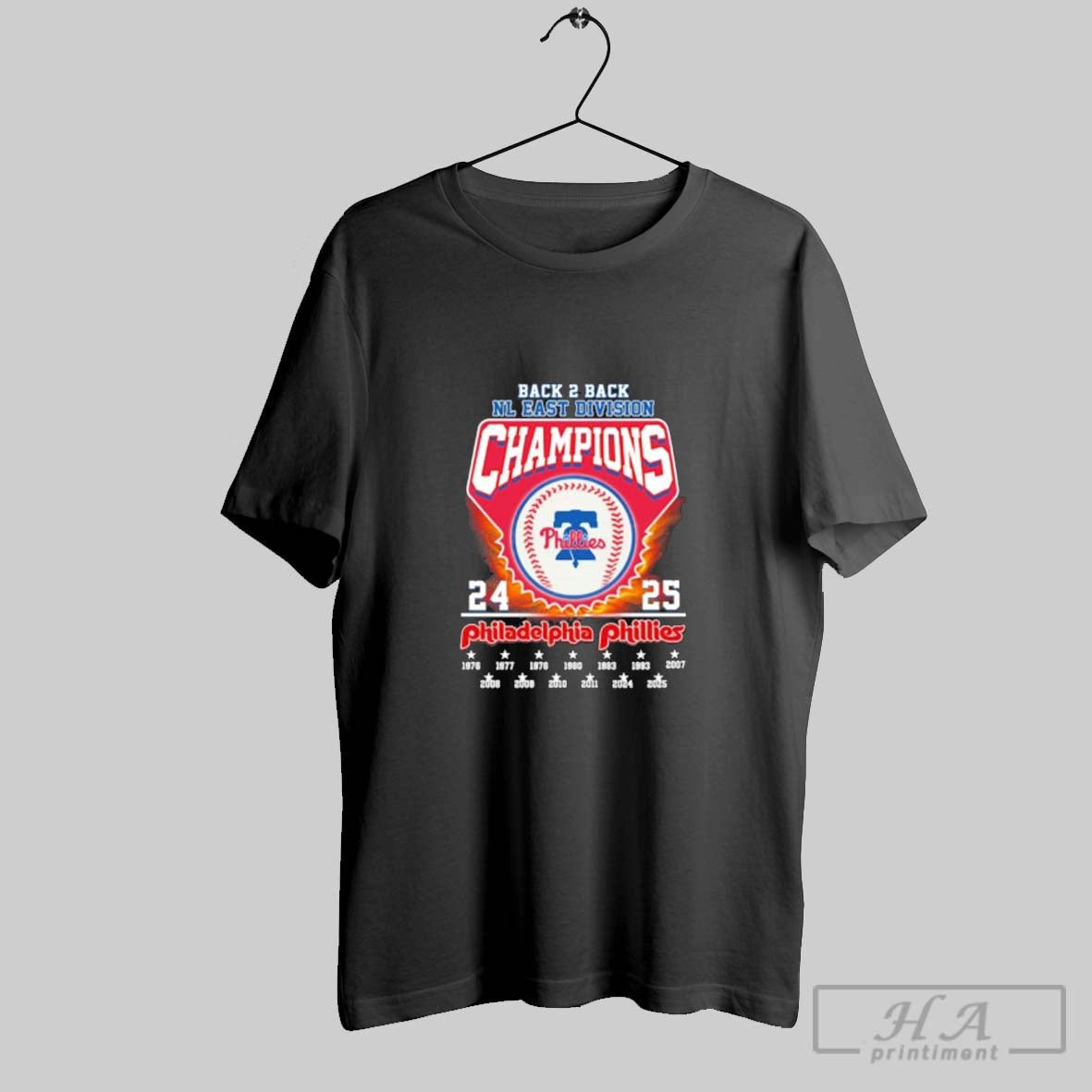 Official Vintage 2024 2025 Back 2 Back Nl East Division Champions Philadelphia Phillies