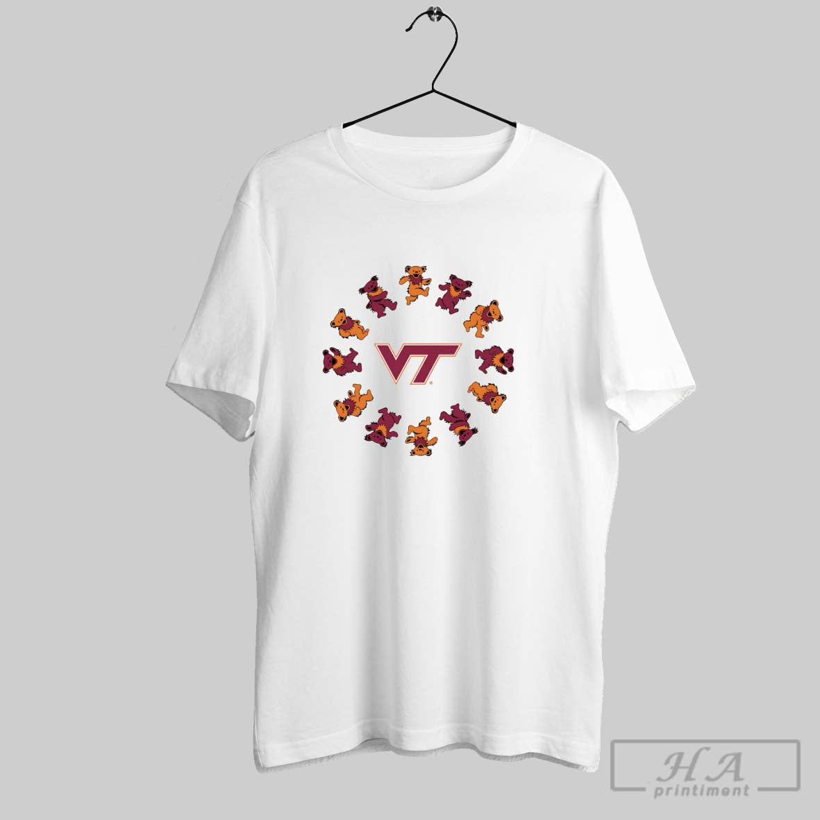 Official Virginia Tech X Grateful Dead Circle Bears