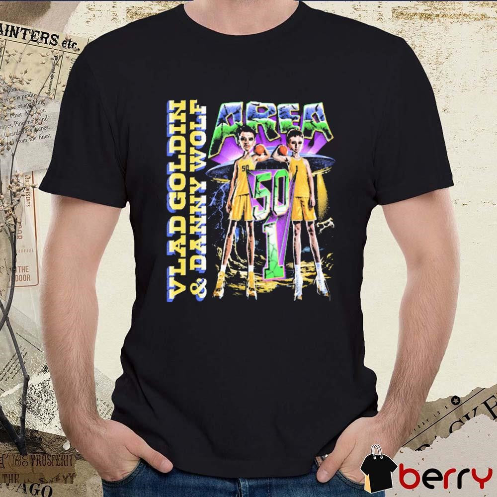 Vlad Goldin And Danny Wolf Area 50-1 Michigan Wolverines Big Ten Conference Alien Painting t-shirt