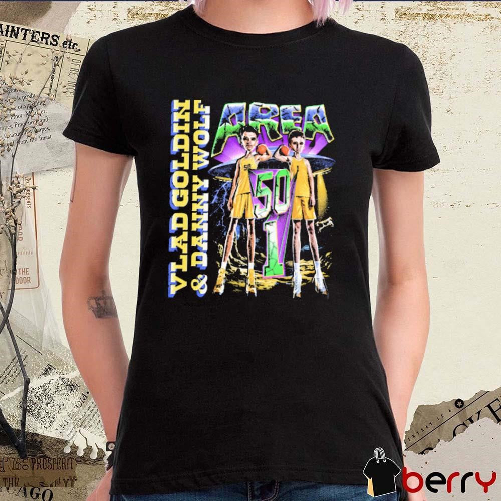 Vlad Goldin And Danny Wolf Area 50-1 Michigan Wolverines Big Ten Conference Alien Painting t-shirt