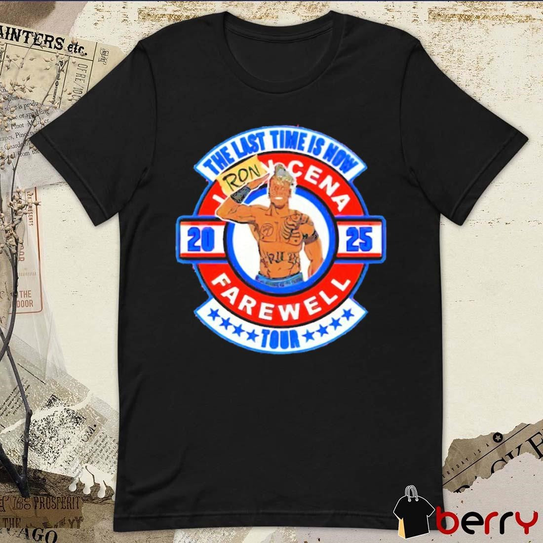 WWE 2025 R-Truth Ron Cena The Last Time Is Now Farewell Tour Painting t-shirt