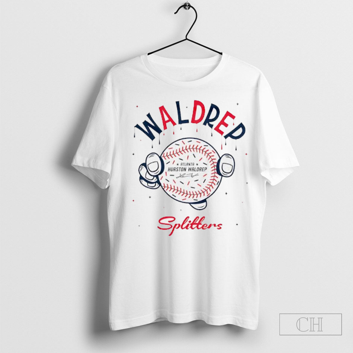 Official Waldrep Splitters Hurston Waldrep Atlanta Braves Baseball Sweater