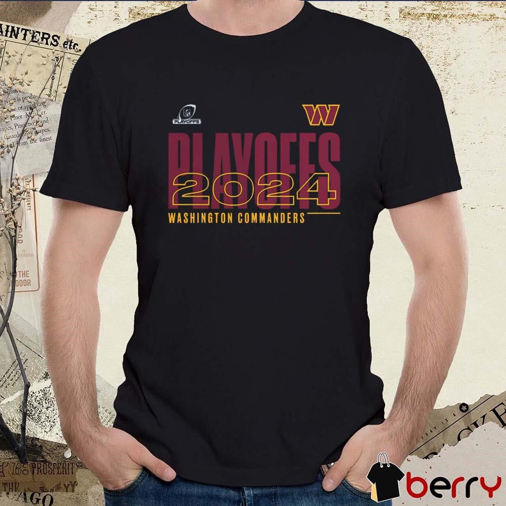 Washington Commanders 2024 NFL Playoffs t-shirt