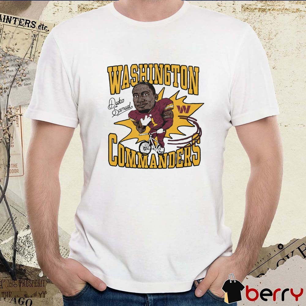 Washington Commanders NFL 2025 Deebo Samuel Caricature Signature t-shirt