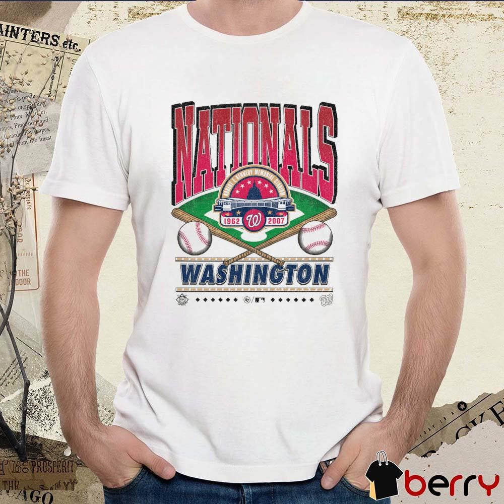Washington Nationals MLB Straight Shot Robert F. Kennedy Memorial Stadium 1962-2007 Vintage t-shirt