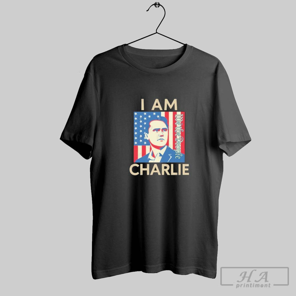 Official We The People I Am Charlie Kirk T Shirt