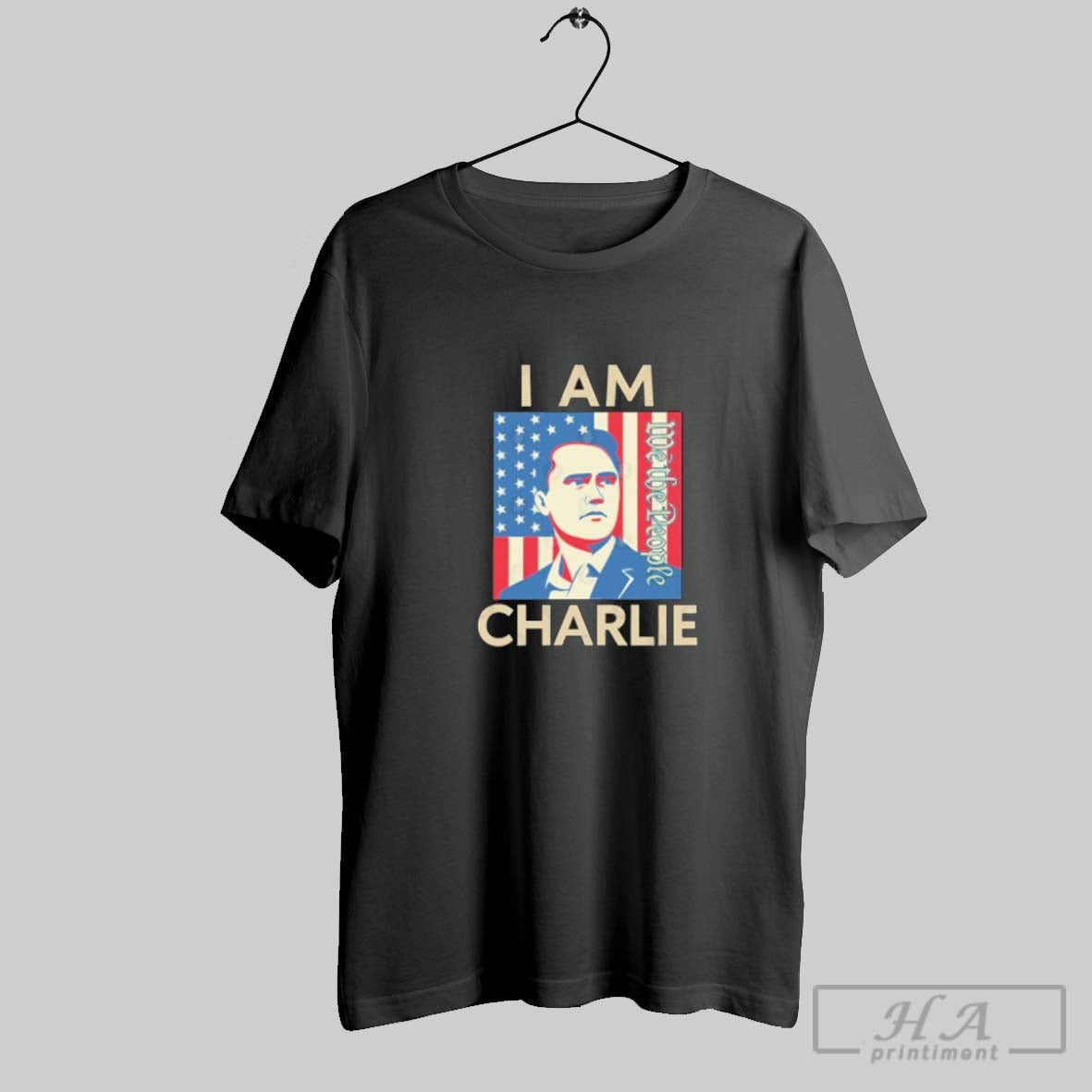 Official We The People I Am Charlie Kirk T Shirt
