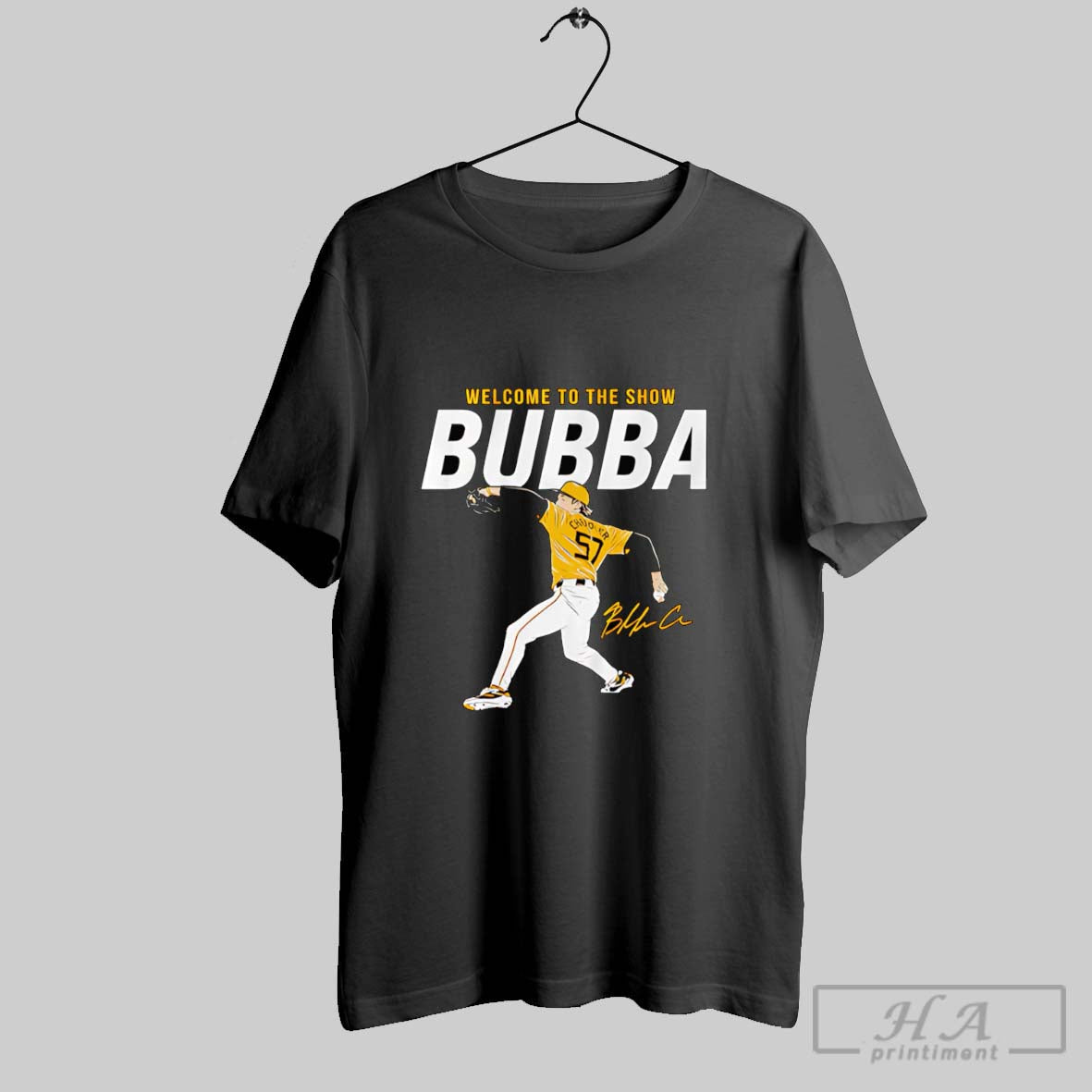 Official Welcome To The Show Bubba Chandler