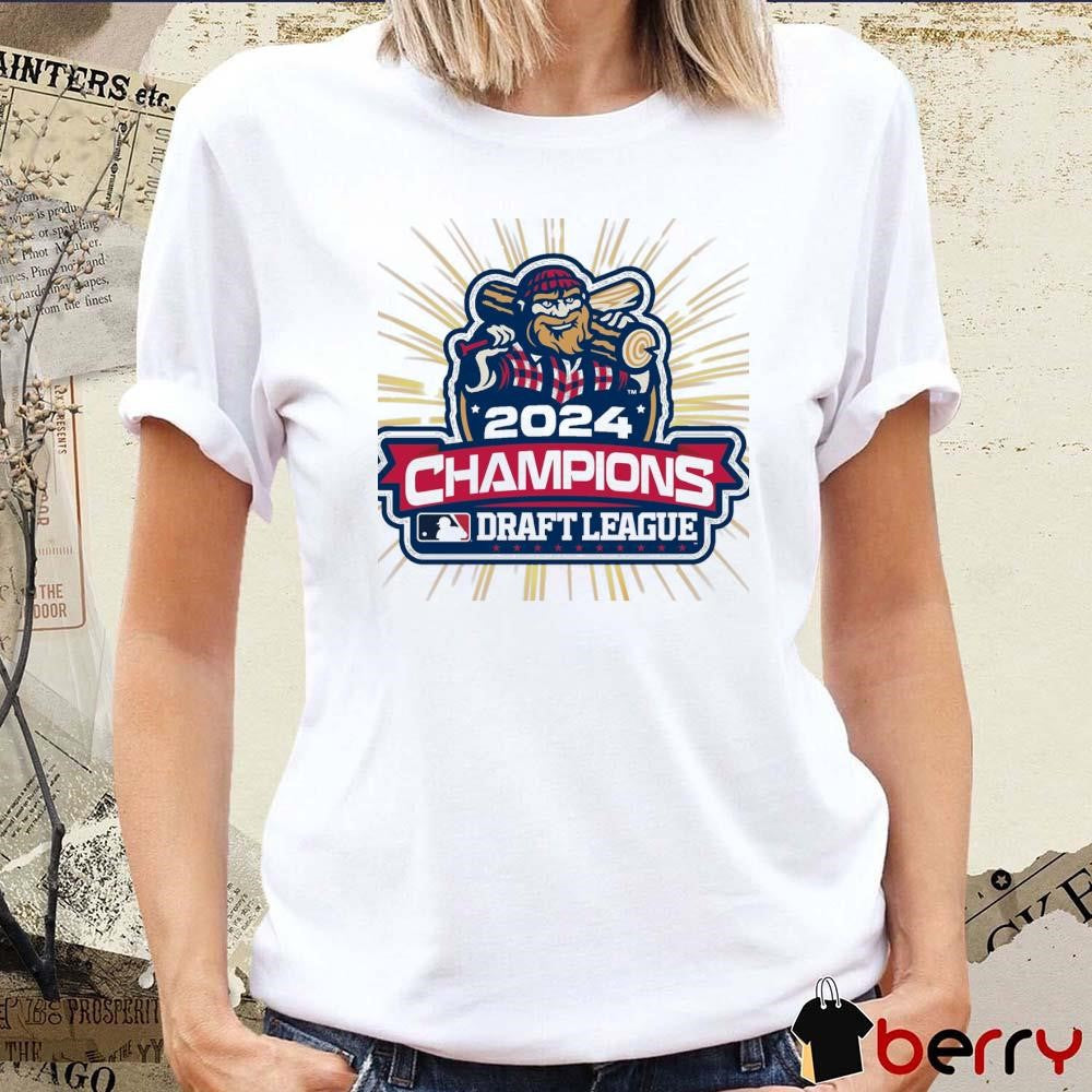 Williamsport Crosscutters MLB Baseball 2024 Champions Draft League t-shirt