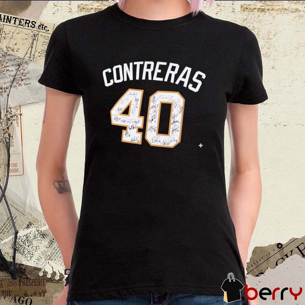 Willson Contreras Teammates And Coaches Sign World Baseball Classic 2026 t-shirt