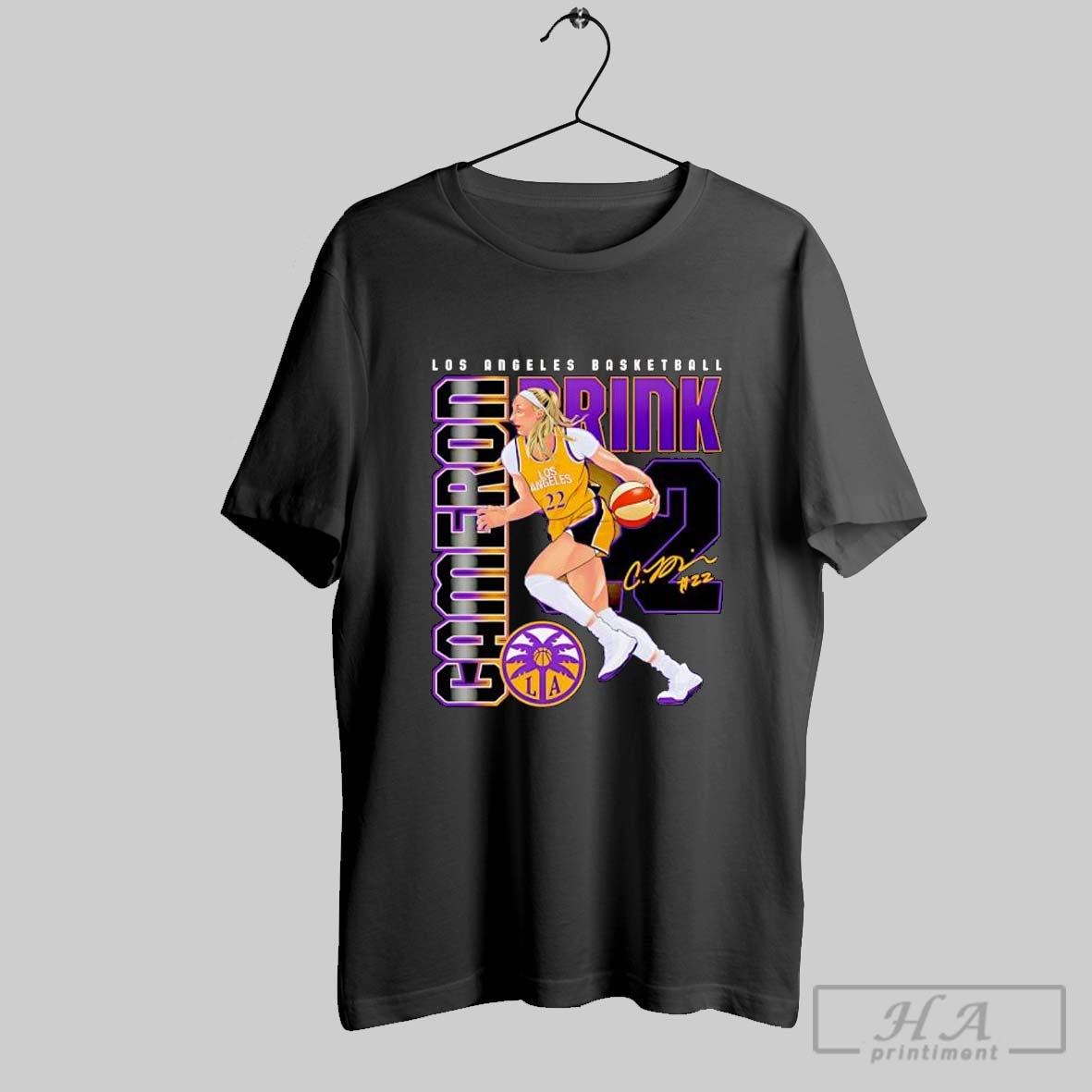 Official Wnba Cameron Brink Los Angeles Sparks Player Number 22