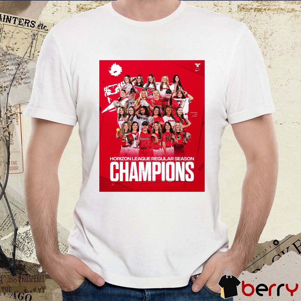 YSU Softball Team Horizon League Regular-season Champions Poster t-shirt