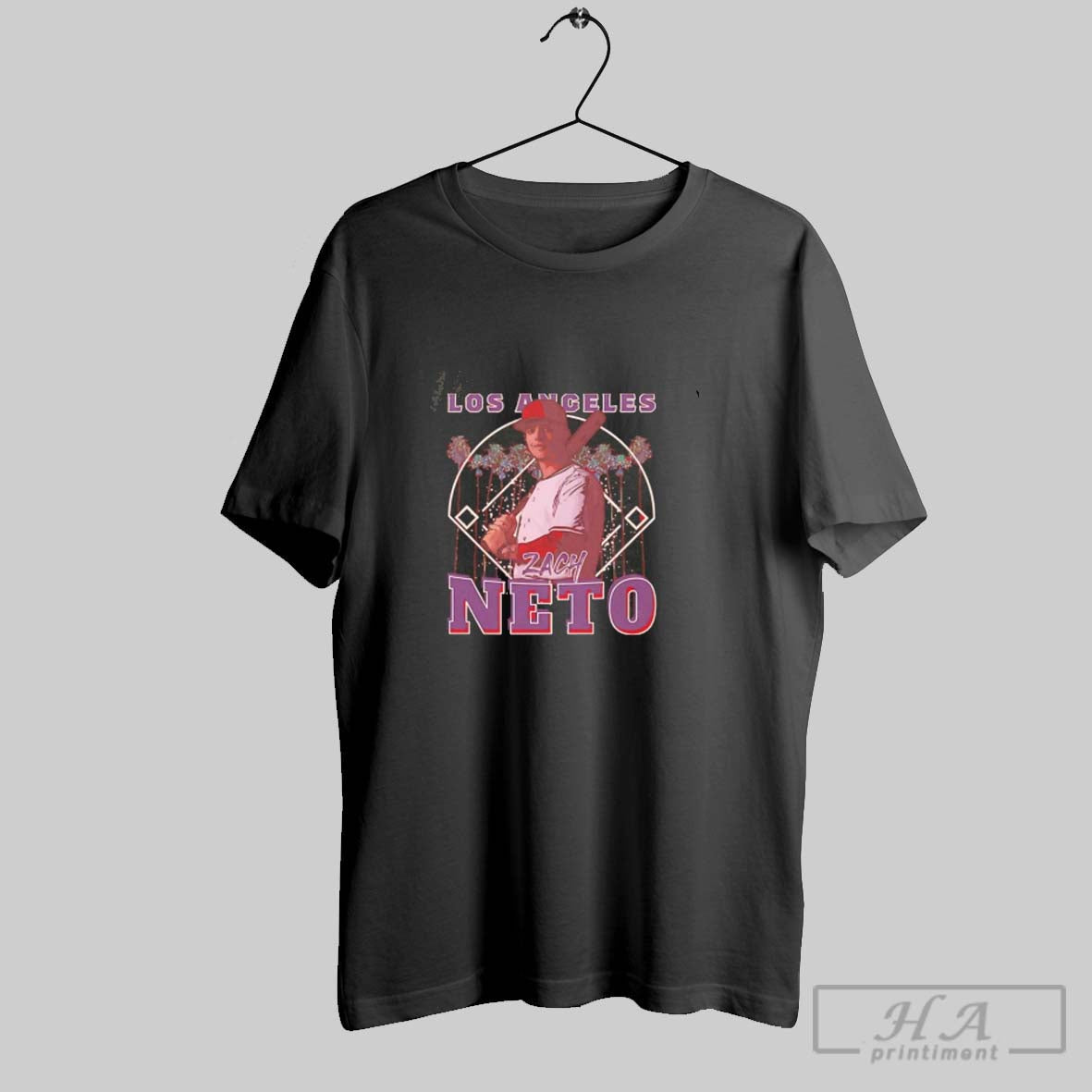 Official Zach Neto Los Angeles Angels Gritty Retro