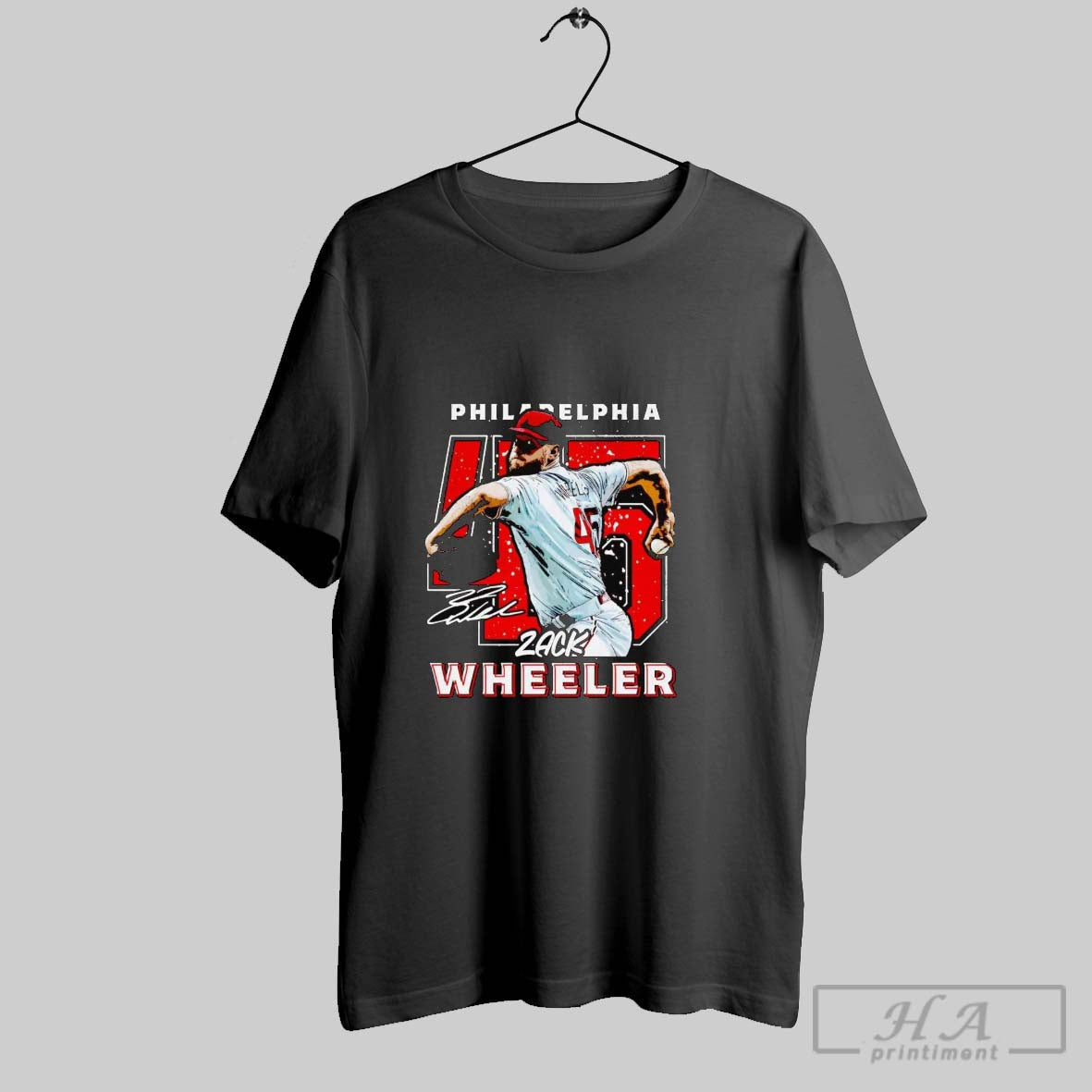 Official Zack Wheeler Philadelphia Throwing Signature