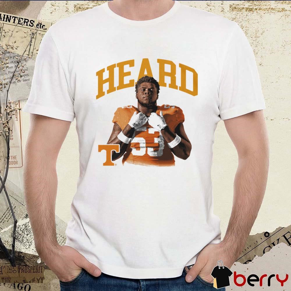 Zalance Heard Tennessee Volunteers Portrait t-shirt