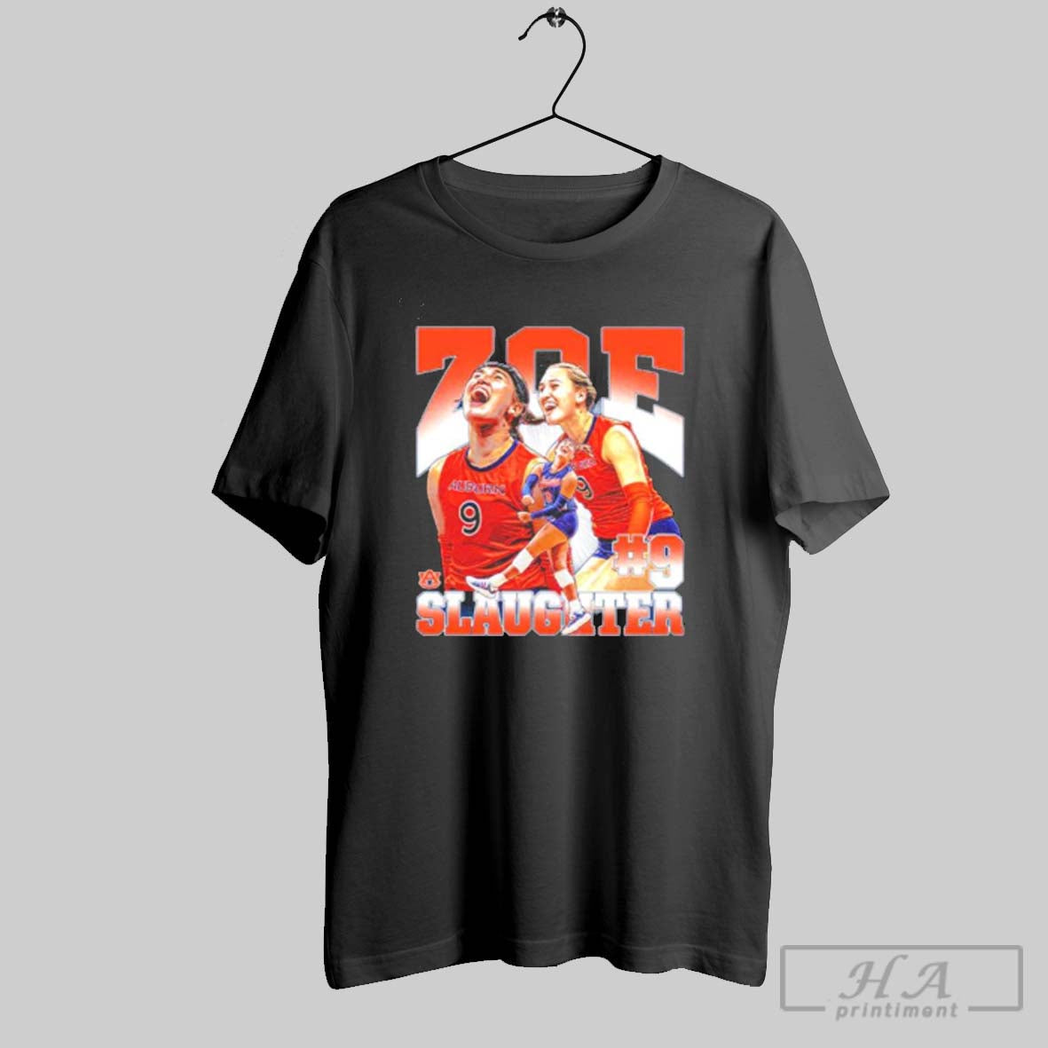Official Zoe Slaughter Auburn Volleyball Graphic