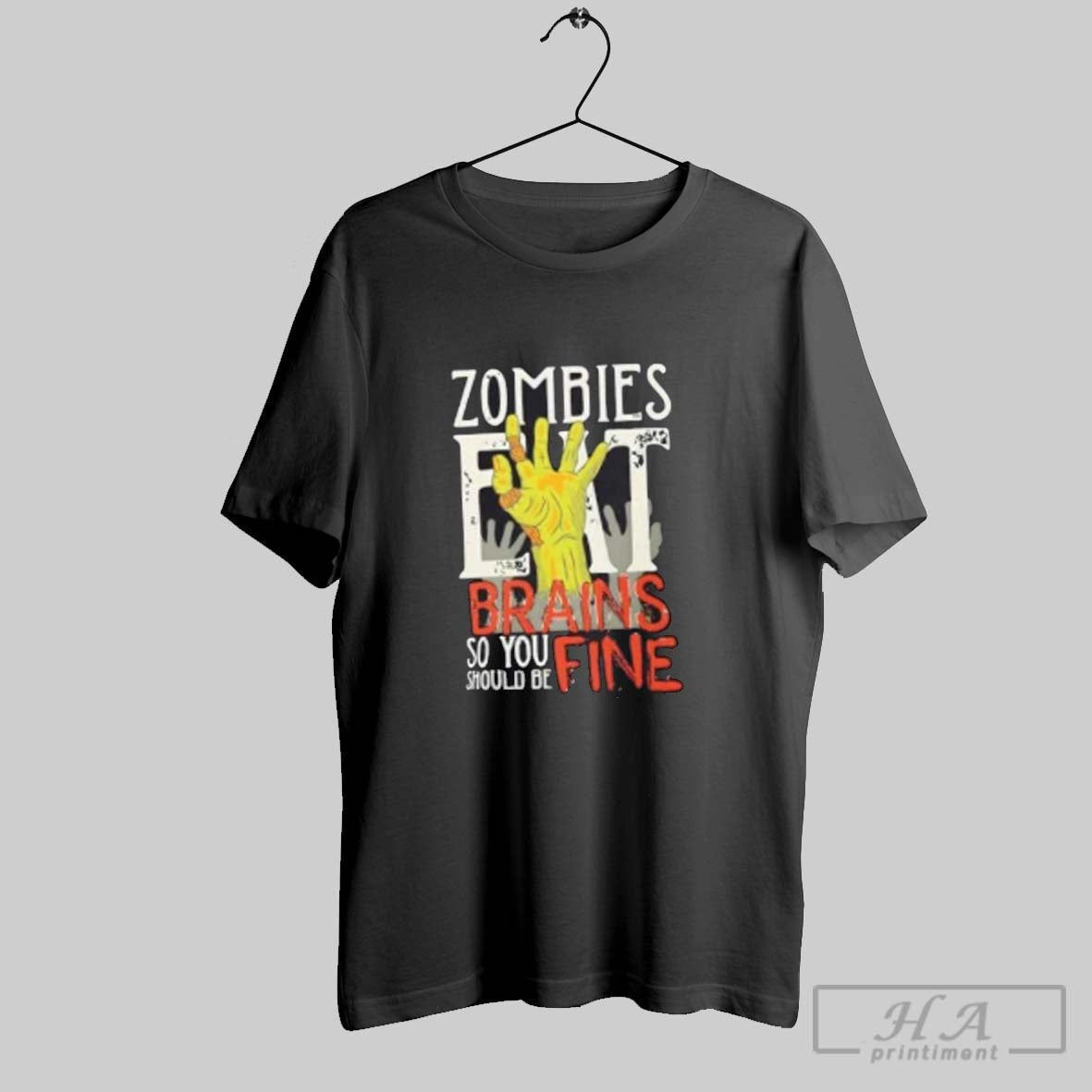 Official Zombies Eat Brains Horror Humor