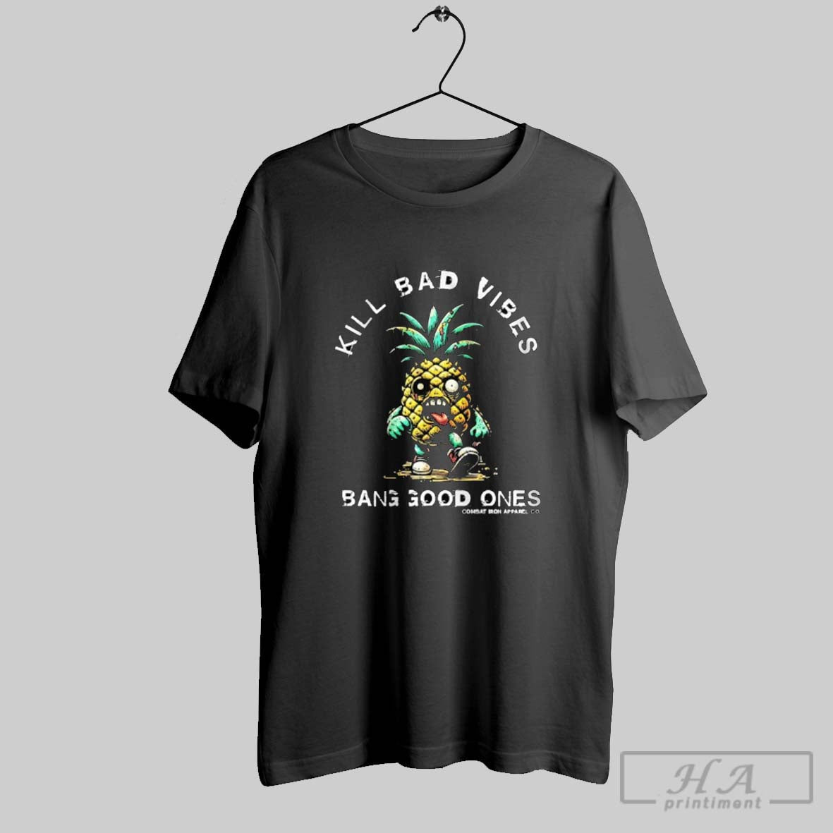 Official Kill Bad Vibes Bang Good Ones Combat Iron S Men