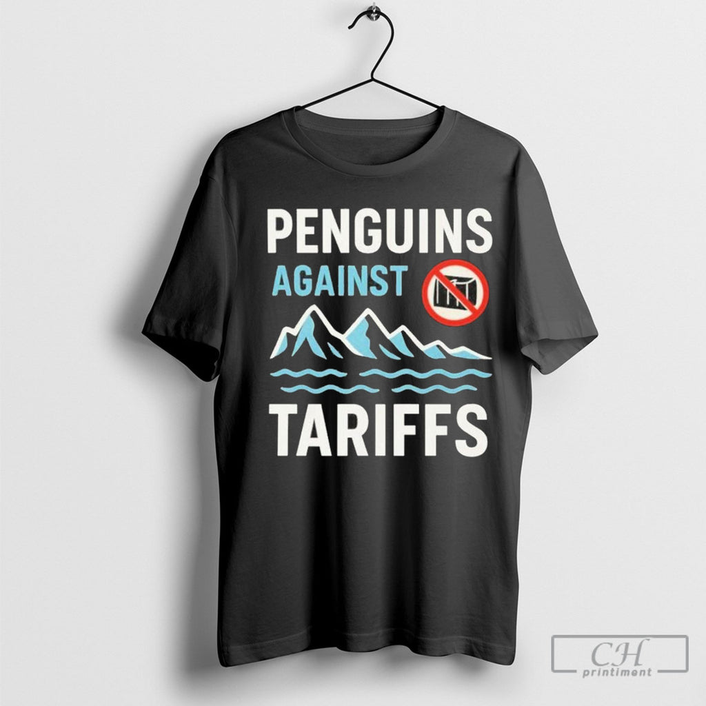 Officialpenguins Resist Heard Island Penguins Against Tariffs Tee Shirt
