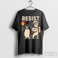 Officialresist Penguins And Bear Fish Tee Shirt
