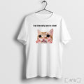 Officiald Im Literally Just A Cunt Cute Cat Nail T Shirt