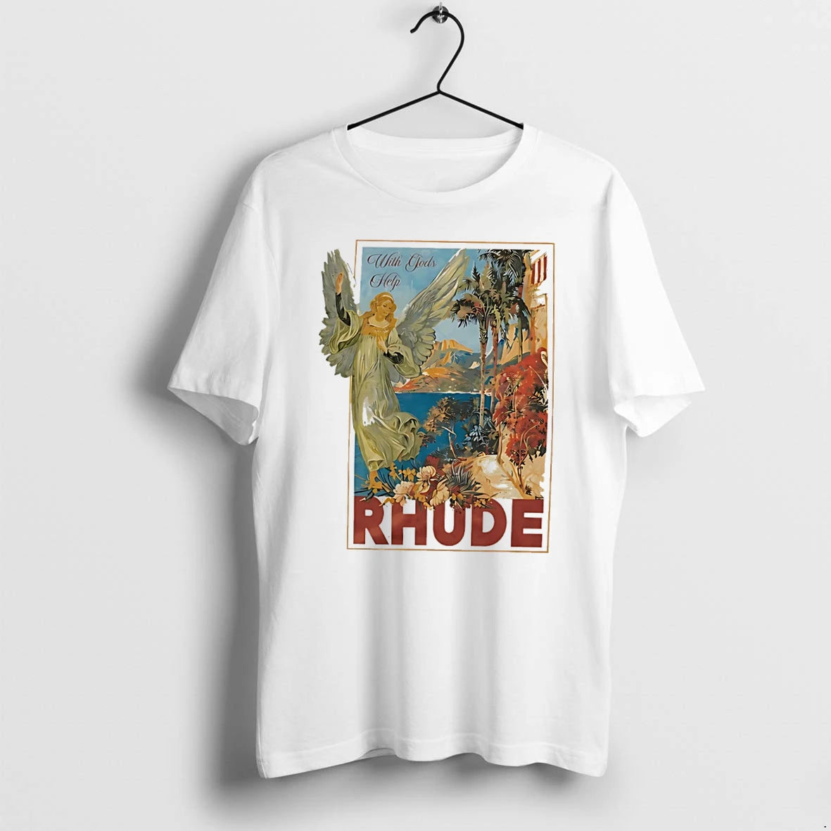 Officials 2 Chainz In Malibu Rhude Angel Tee Premium T Shirt