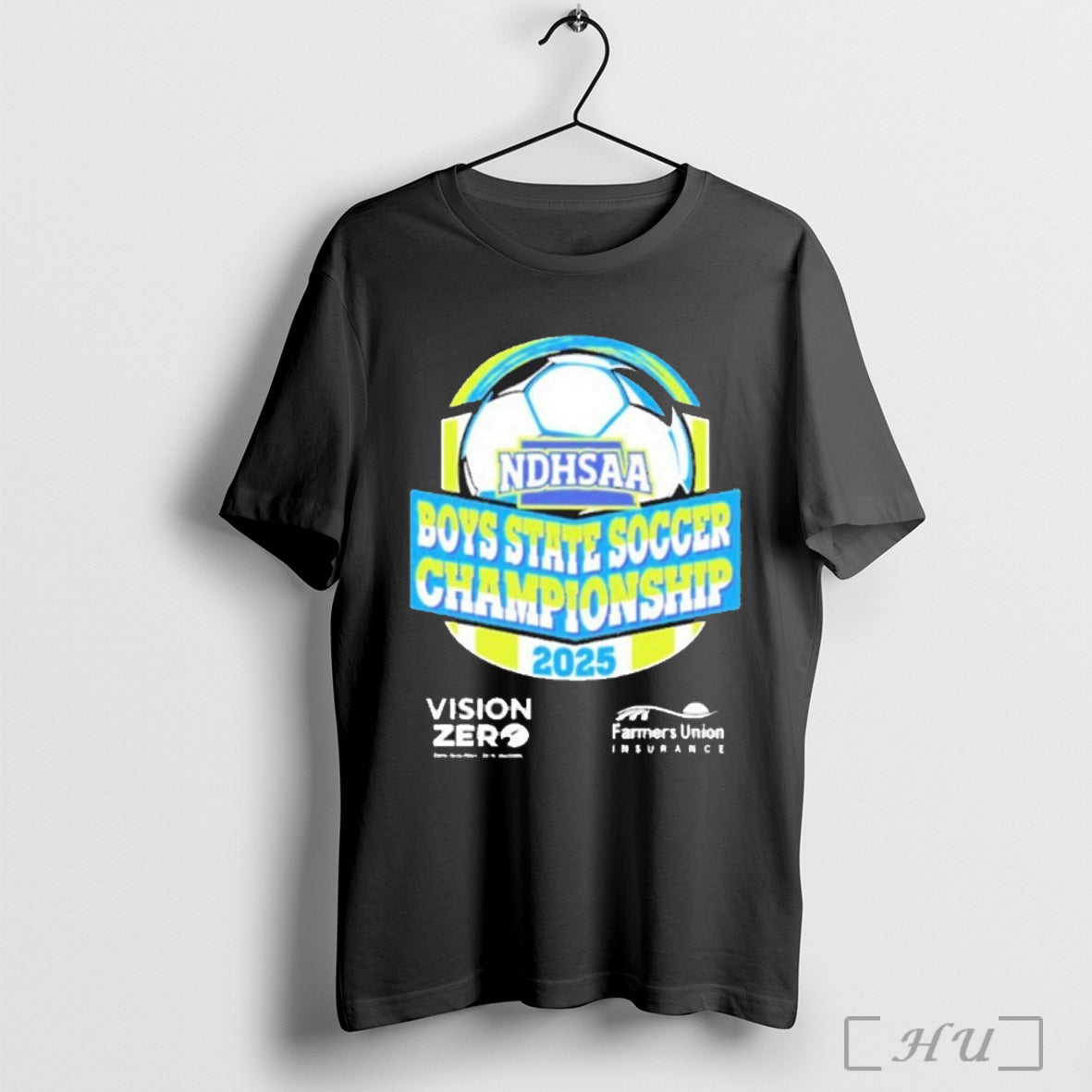 Officials 2025 Ndhsaa Boys State Soccer Championship Tournament Logo T Shirt