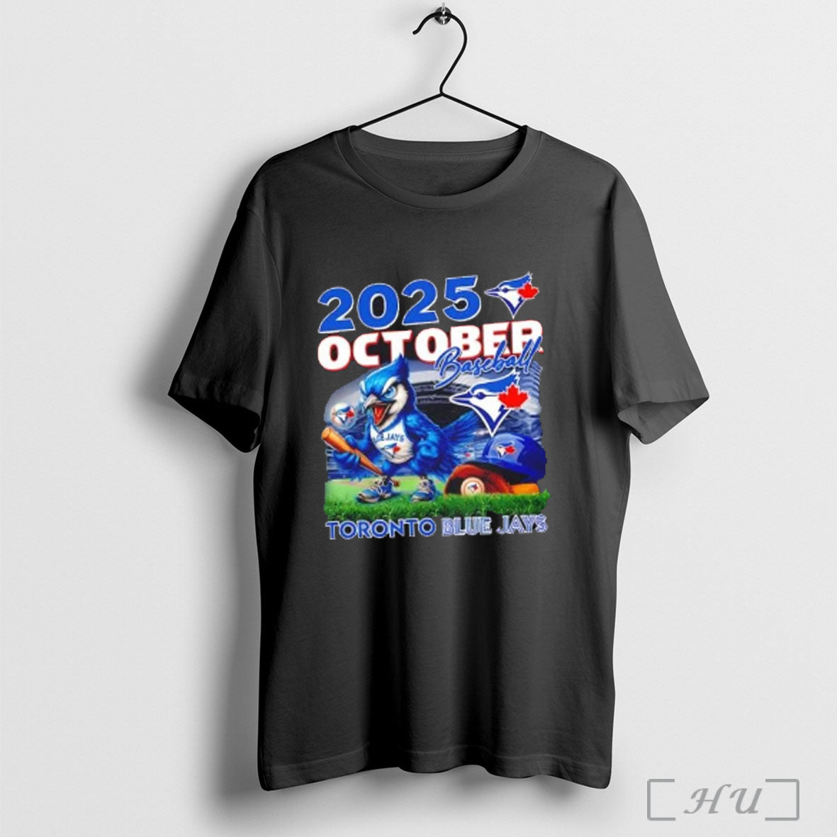 Officials 2025 October Toronto Blue Jays Baseball Mascot T Shirt