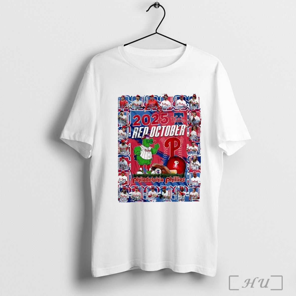 Officials 2025 Phillies Red October Blanket T Shirt