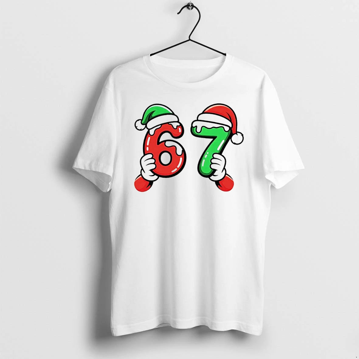 Officials 67 Santa Hands Christmas T Shirt Sweater