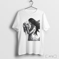 Officials A Woman Holding A Skull Eerie And Mystical Pencil Art T Shirt