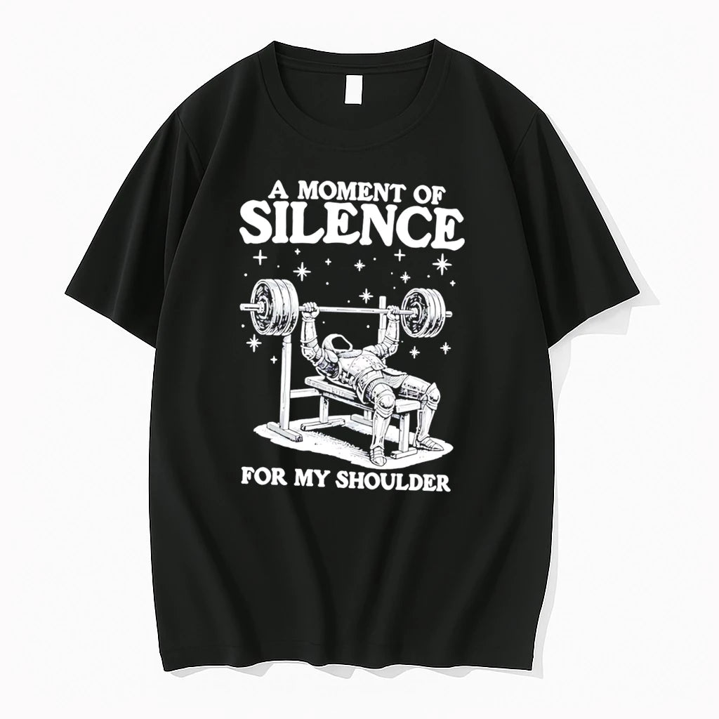 Officials A Moment Of Silence For My Shoulder Weightlifting Tee Premium T Shirt