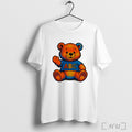 Officials Abc Teddy Bear Cute White S T Shirt