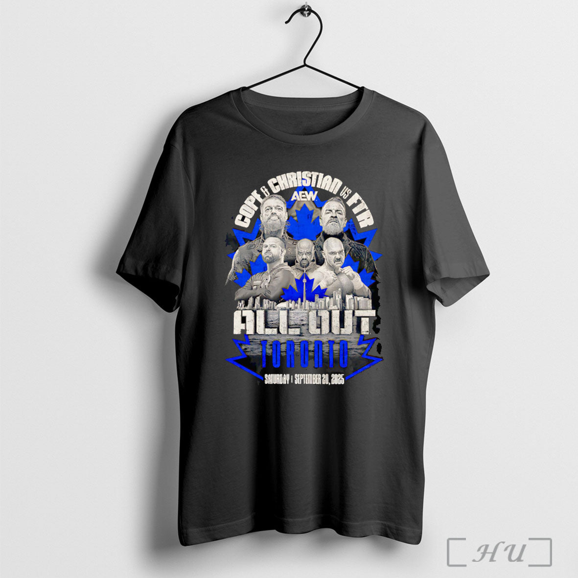 Officials Aew All Out 2025 Matchup Cope And Christian Cage Vs Ftr T Shirt