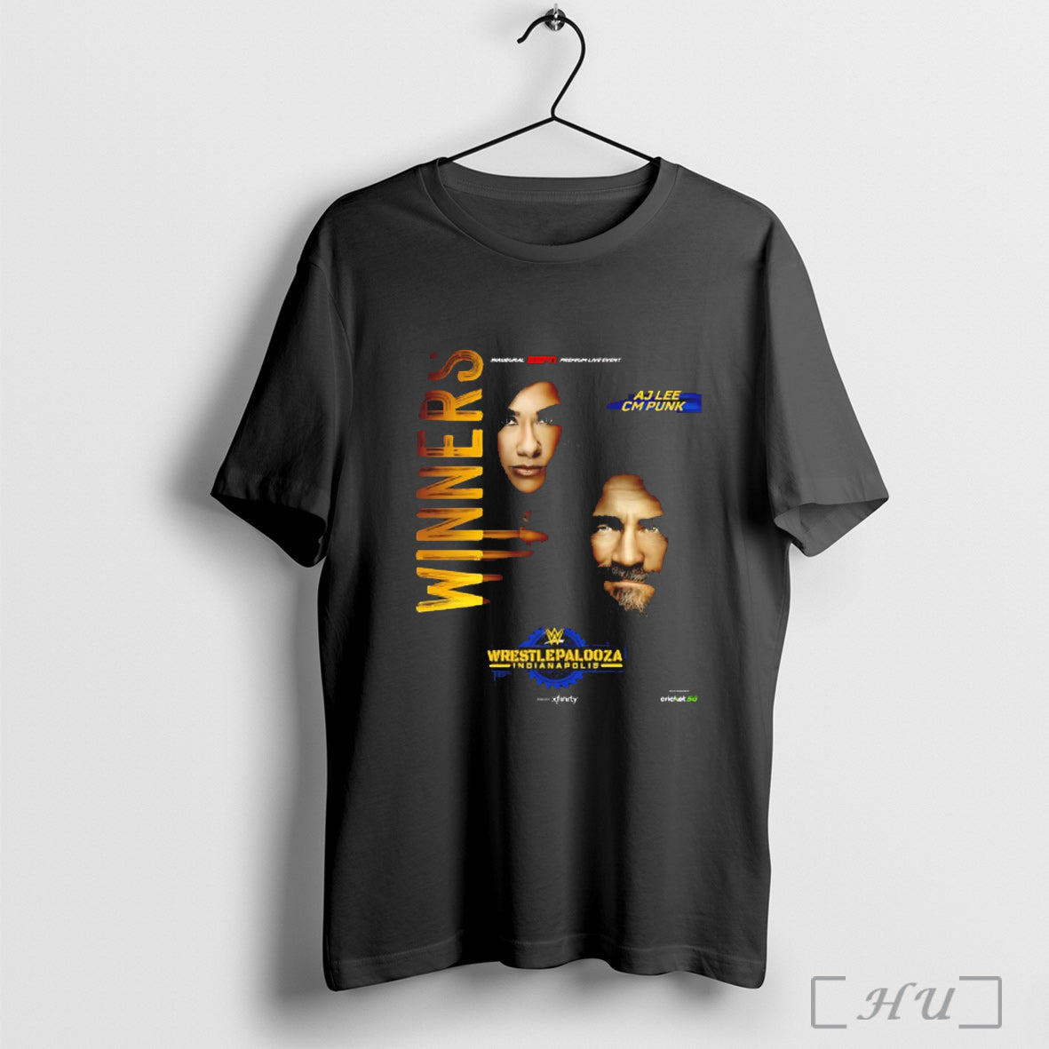 Officials Aj Lee And Cm Punk Get The Win At Wrestlepalooza T Shirt