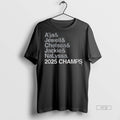 Officials Aja Jewell Chelsea Jackie Nalyssa Las Vegas Basketball Ampersand 2025 Champs Long Sleve Tee