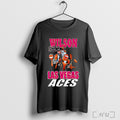 Officials Aja Wilson 22 Aces Basketball Player Graphic T Shirt