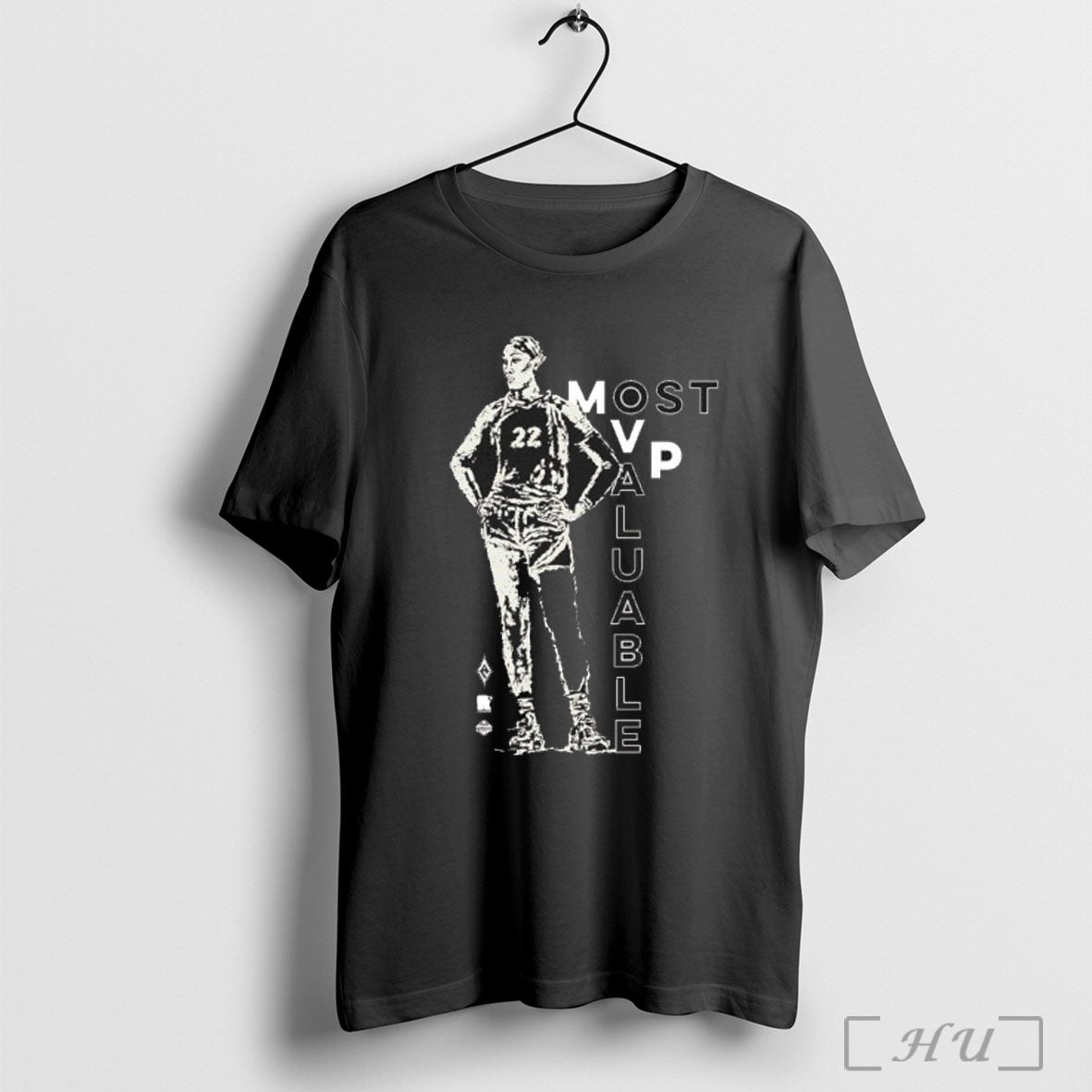 Officials Aja Wilson Las Vegas Aces Wnba Mvp Most Valuable Silhouette T Shirt