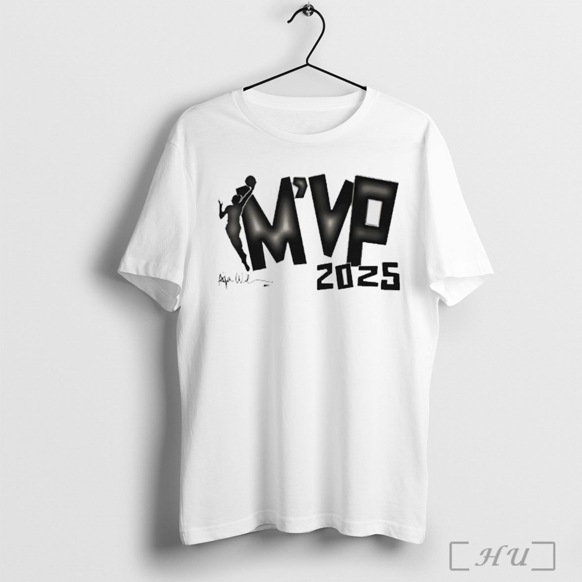 Officials Aja Wilson Las Vegas Aces Won The 2025 Wnba Mvp Signature T Shirt